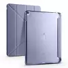 iPad 10.2 2021 (9.Nesil) Kılıf  Tri Folding Kalem Bölmeli Standlı Kılıf