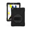 iPad 10.2 2021 (9.Nesil) Uyumlu Tablet Silikon Tank Military Ultra Koruma Standlı Defender