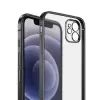 iPhone 11 Kılıf  Mat Gbox Silikon Kapak İnce Mat Arka Yüzey Elektroplatin