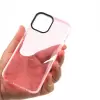 iPhone 11 Uyumlu Kılıf Renkli Transparan Geçişli Parlak Kapak Punto