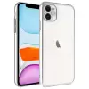 iPhone 11 Kılıf Kenarları Renkler Kamera Lens Koruma Darbe Emici Sert Kapak Riksos