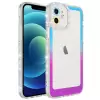 iPhone 11 Kılıf Simli ve Renk Geçiş Tasarımlı Lens Korumalı  Park Kapak