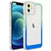 iPhone 11 Kılıf Simli ve Renk Geçiş Tasarımlı Lens Korumalı  Park Kapak