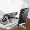 iPhone 11 Kılıf Standlı Şeffaf Silikon  L-Stand Kapak