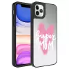 iPhone 11 Pro Kılıf Aynalı Desenli Kamera Korumalı Parlak  Mirror Kapak