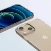 iPhone 13 Coss Sert Darbe Emici Silikon Şeffaf Kamera Korumalı Arka Kapak