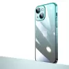 iPhone 13 Kılıf Premium Colorful Ince Kapak Senkron Kamera Üstü Cam Kaplamalı Rainbow Mika