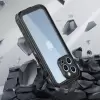 iPhone 13 Pro Kılıf 1e1 Su Geçirmez 360 Tam Koruma Magsafe Tank Silikon Kapak