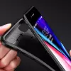 iPhone SE 2022 Kılıf  Kamera Korumalı Karbon Desenli Negro Kapak Yüzey Kılıf