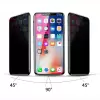 iPhone XR 6.1 ​​​​​​​​​​​​Uyumlu Hayalet Gizlilik Filtreli Tam Kapatan Rika Premium Cam Ekran Koruyucu