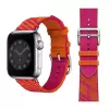 Apple Watch 42mm 10.Nesil KRD-51 Hasır Kordon