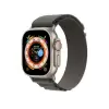 Apple Watch 42mm 10.Nesil Alpine Loop Metal Toka Örgü Işleme Kordon Premium Kayış KRD-74