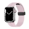 Apple Watch 42mm 10.Nesil  KRD-84 Magnetic Tokalı A+ Kalite Sport Silikon Kordon