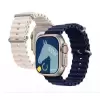 Apple Watch 46mm 10 Serisi Metal Toka Silikon Kordon Premium Ocean 75