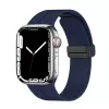 Apple Watch 7 41mm  KRD-84 Magnetic Tokalı A+ Kalite Sport Silikon Kordon