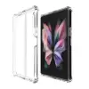 Samsung Galaxy Z Fold 3 Kılıf  Nitro Antishock Köşe Koruma Darbe Emici Şeffaf Doku Silikon