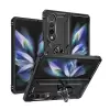 Samsung Galaxy Z Fold 4 Kılıf  Kamera Korumalı Sürgülü Yüzüklü Tasarım Armor Vega