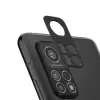 Xiaomi Mi 10T 5G  Siyah Çerçeveli Lens Koruma Parlak Renkli Kamera Koruyucu CL-08 Cam 3D-Kamera-Cam