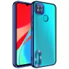 Xiaomi Redmi 9C Kamera Lens Korumalı Şeffaf Renkli Logo Gösteren Parlak Omega Kapak