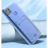 Xiaomi Redmi 9C Kılıf Şeffaf Renksiz Kartlıklı Cüzdanlı Kamera Korumalı Esnek Silikon Kapak Setra