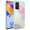 Xiaomi Redmi Note 11 Global Kılıf Kamera Korumalı Airbag Kenarlı Darbe Emici Desenli Elegans Kapak Elegans