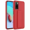 Xiaomi Redmi Note 11 Global Kılıf Uyumlu Yumuşak Dokulu Standlı Esnek Silikon Özel Kılıf Qstand