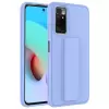 Xiaomi Redmi Note 11 Global Kılıf Uyumlu Yumuşak Dokulu Standlı Esnek Silikon Özel Kılıf Qstand