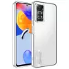 Xiaomi Redmi Note 11 Pro 5G Kamera Lens Korumalı Şeffaf Renkli Logo Gösteren Parlak Omega Kapak