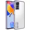 Xiaomi Redmi Note 11 Pro 5G Kamera Lens Korumalı Şeffaf Renkli Logo Gösteren Parlak Omega Kapak