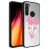 Xiaomi Redmi Note 8 Kılıf Aynalı Desenli Kamera Korumalı Parlak  Mirror Kapak