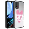 Xiaomi Redmi Note 9 4G Kılıf Aynalı Desenli Kamera Korumalı Parlak  Mirror Kapak