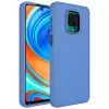 Xiaomi Redmi Note 9 Pro Kılıf Metal Çerçeve Buton Içi Kadife Kılıf Kapak Doku Luna