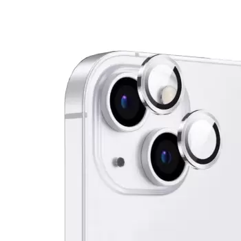 iPhone 14 Plus  CL-12 Premium Safir Parmak İzi Bırakmayan Anti-Reflective Lens Koruma Parlak Renkli Kamera Koruyucu CL-08