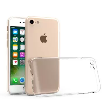 iPhone SE 2022 Kılıf  Kamera Korumalı Kamera Korumalı Renksiz Şeffaf Esnek Silikon Kapak Süper