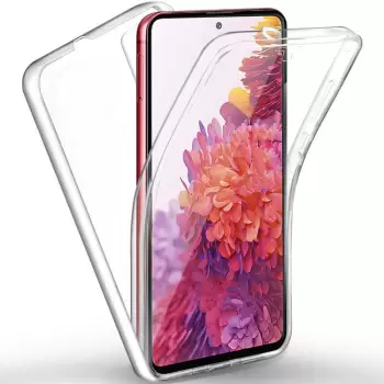 Samsung Galaxy A81 (Note 10 Lite) Şeffaf Kılıf Arkalı Önlü 360 Derece Ultra Korumalı Enjoy Kapak