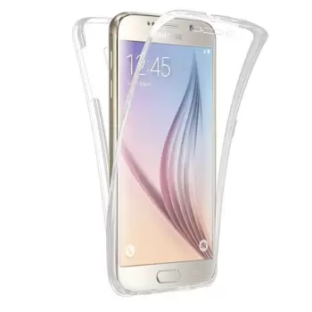 Samsung Galaxy J7 Prime Şeffaf Kılıf Arkalı Önlü 360 Derece Ultra Korumalı Enjoy Kapak