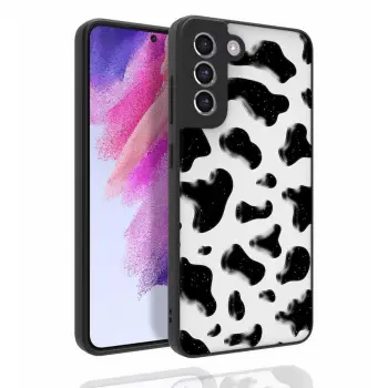 Samsung Galaxy S21 FE Kılıf Desenli Kamera Korumalı Parlak  Nora Kapak