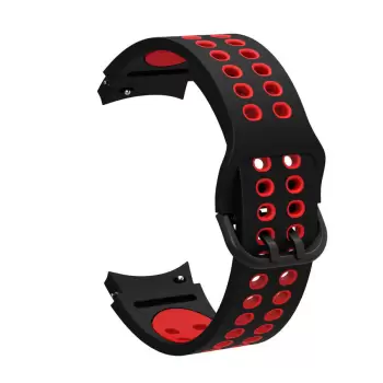 Samsung Galaxy Watch 4 40mm Uyumlu Esnek Silikon Kordon Tasarım Kayış Suya Dayanıklı