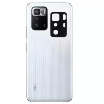 Xiaomi Poco X3 GT  Siyah Çerçeveli Lens Koruma Parlak Renkli Kamera Koruyucu CL-08 Cam 3D-Kamera-Cam