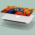 Macbook Pro Kılıf 15.4 inç A1707-A1990 MacAi25 Şeffaf 360 Koruma Gözler