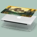 Macbook Pro Kılıf 15.4 inç A1707-A1990 MacAi26 Şeffaf Sert PVC Dağ Manzarası