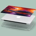 Macbook Pro Kılıf 15.4 inç A1707-A1990 MacAi03 Şeffaf Sert Koruma Kılıfı Aynalı Göl