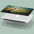 Macbook Pro Kılıf 15.4 inç A1707-A1990 MacAi11 Şeffaf Ön Arka Kapak Koruma Gerilim Hattı