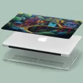 Macbook Pro Kılıf 15.4 inç A1707-A1990 MacAi22 Şeffaf Sert Kapak Orman Evi