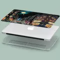 Macbook Pro Kılıf 15.4 inç A1707-A1990 MacAi10 Şeffaf Sert Kapak Newyork Sokaklarında