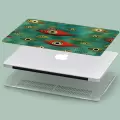 Macbook Pro Kılıf 15.4 inç A1707-A1990 MacAi24 Şeffaf PVC Koruyucu Kapak Nazar Boncukları