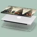 Macbook Pro Kılıf 15.4 inç A1707-A1990 MacAi14 Şeffaf PVC Koruyucu Kapak Sevimli Canavarlar