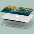 Macbook Pro Kılıf 15.4 inç A1707-A1990 MacAi01 Şeffaf Ön Arka Kapak Koruma Zehirli Sarmaşık