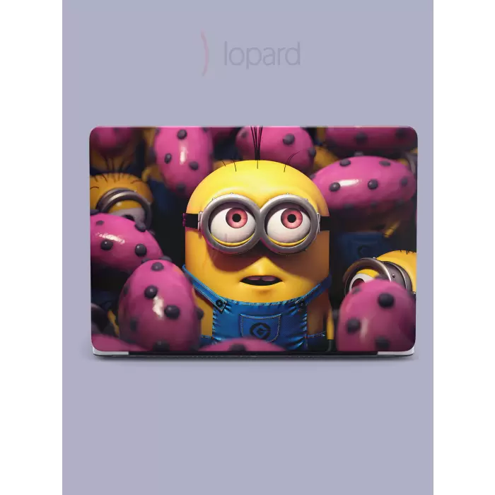 Macbook Pro Kılıf 15.4 inç A1707-A1990 MacAi18 Şeffaf Notebook Kılıfı Sevimli Hırsızlar