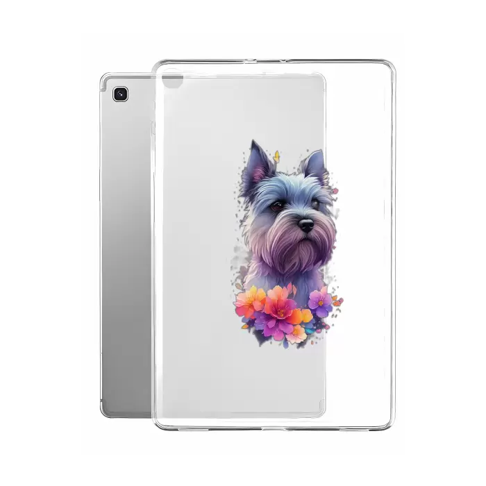 Samsung Galaxy Tab A7 Lite T220 T225 T227 Kılıf Others 14 Yorkshire Terrier Saydam Kılıf Happy